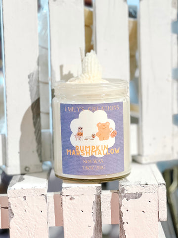 Pumpkin Marshmallow candle - Lily Rose Co. Marketplace 