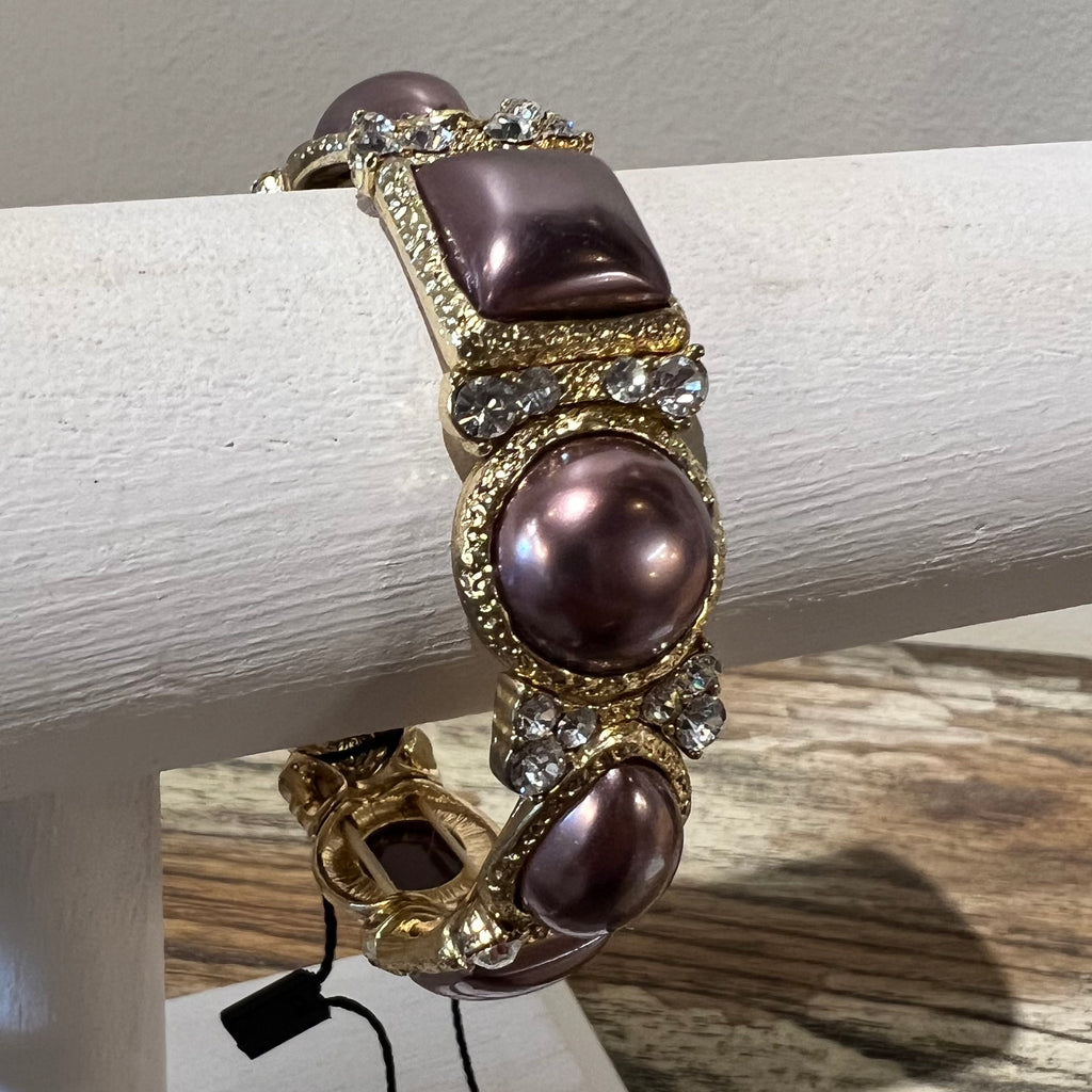 Vintage Rose Purple Gems Bracelet - Lily Rose Co. Marketplace 