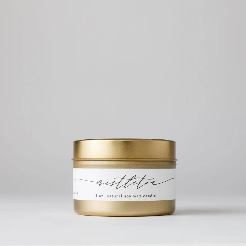 Mistletoe - Tin Soy Candle - Lily Rose Co. Marketplace 