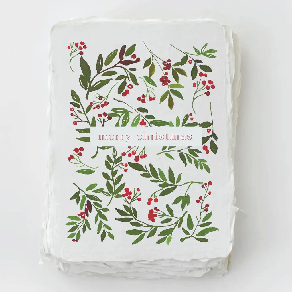 Merry Christmas Greeting Card - Lily Rose Co. Marketplace 