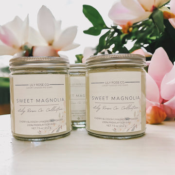 Sweet Magnolia - Lily Rose Co. Candle Collection - Lily Rose Co. Marketplace 