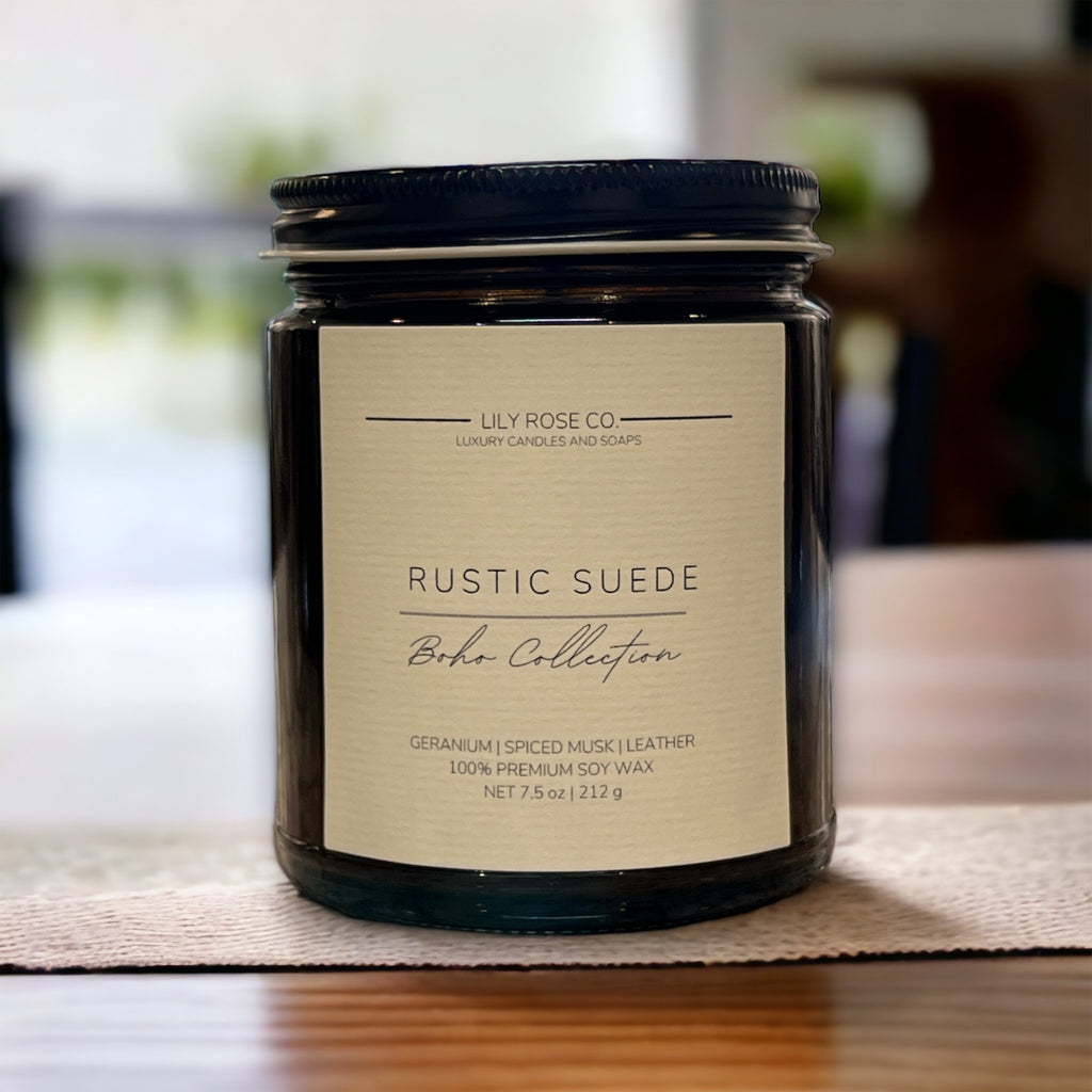 Rustic Suede - Boho Candle Collection - Lily Rose Co. Marketplace 