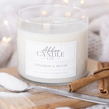 Cinnamon and Sugar 3-Wick - Lily Rose Co. Marketplace 