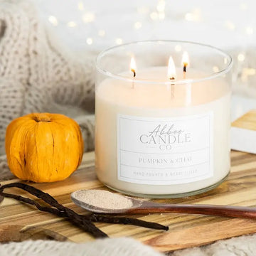 Pumpkin and Chai 3-Wick - Lily Rose Co. Marketplace 