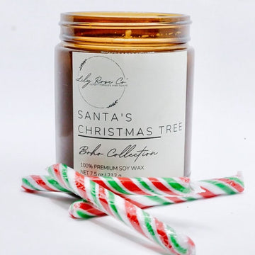 Santa's Christmas Tree - Boho Candle Collection - Lily Rose Co. Marketplace 